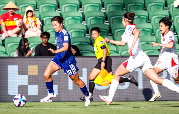 Japan claim commanding win to knock out Vietnam